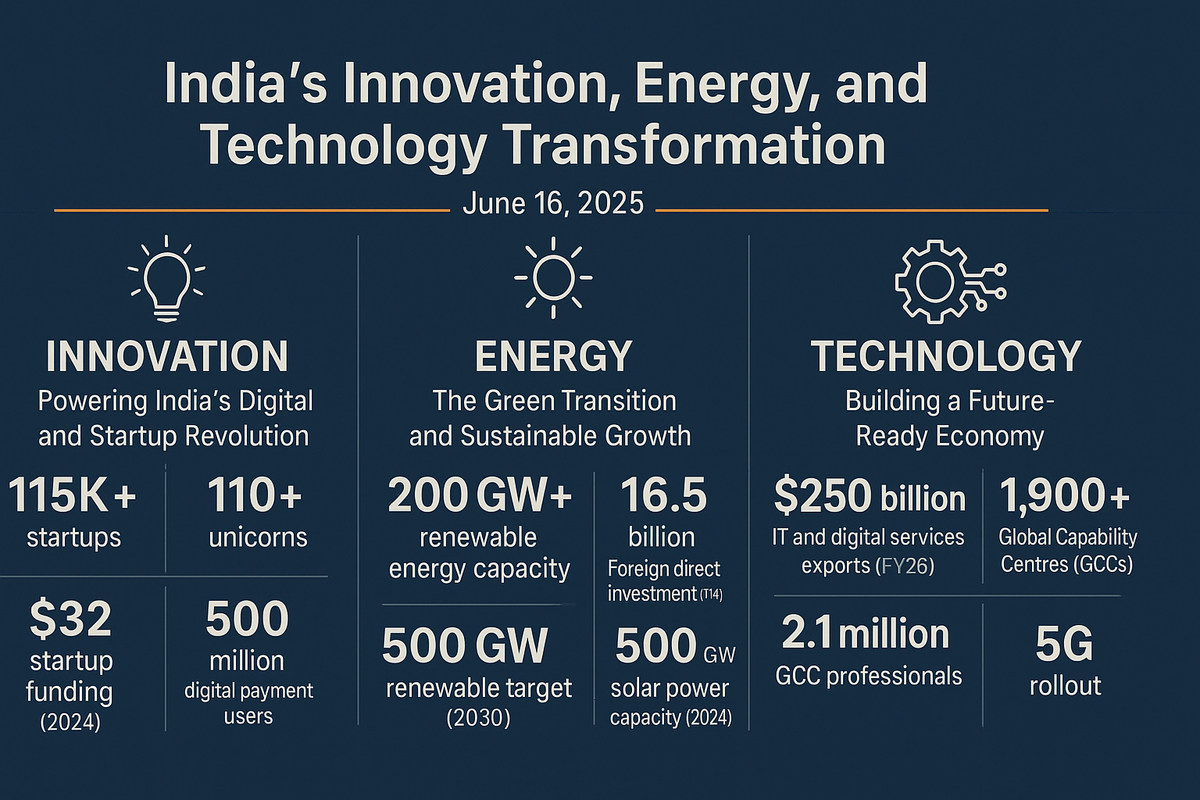 Sectors Like Innovation, Energy, Technology Offer Immense Potential: Aligning with India’s Reform Trajectory